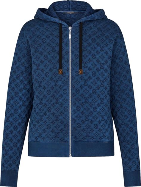 louis vuitton hoodie blue|louis vuitton hoodie monogram.